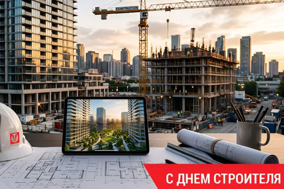 Поздравляем с Днём строителя!